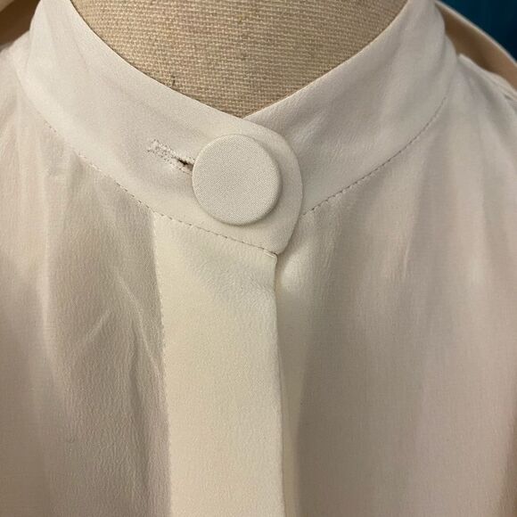 Alexis 100% silk tie blouse, L - Picture 11 of 13